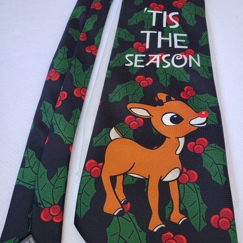Rudolph christmas tie